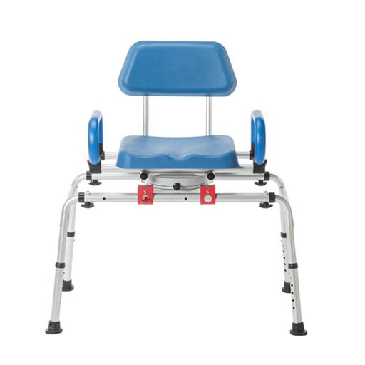 Journey Soft Secure Sliding and Rotating Transfer Bench 360° swivel: Rotating seat 