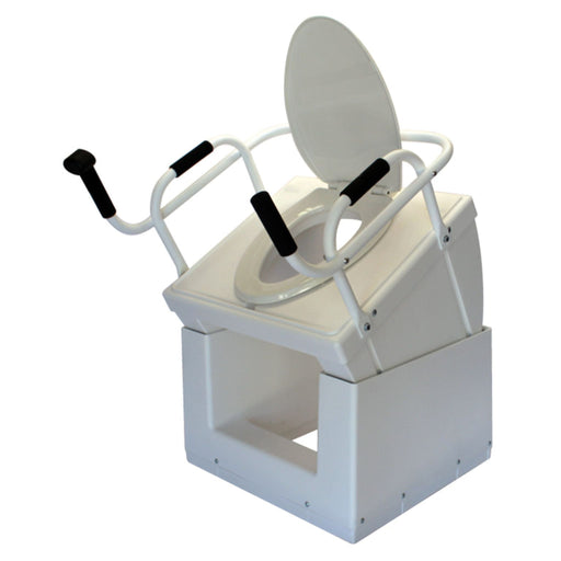 Powered Lift Toilet Chair - Standard Toilet Seat TLFE001 - Mobility Plus DirectCommode ChairThrone Buttler