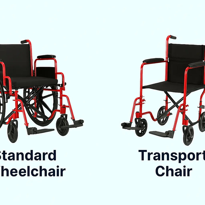 Difference between Wheelchairs and Transport Chairs