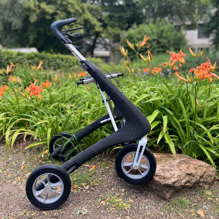 byAcre Nordic Pioneer Modern Lightweight Rollator Walker with Seat