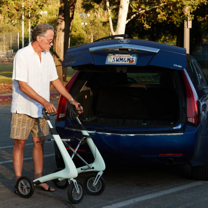 byAcre Nordic Pioneer Modern Lightweight Rollator Walker with Seat