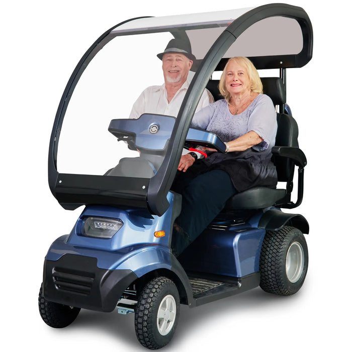 AFIKIM Afiscooter S4 Breeze Duo 4-Wheel Electric Mobility Scooter - Twin Seater Mobility Scooter FTS4650 - Drive