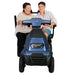 AFIKIM Afiscooter S4 Breeze Duo 4-Wheel Electric Mobility Scooter - Twin Seater Mobility Scooter Front View Blue - Drive