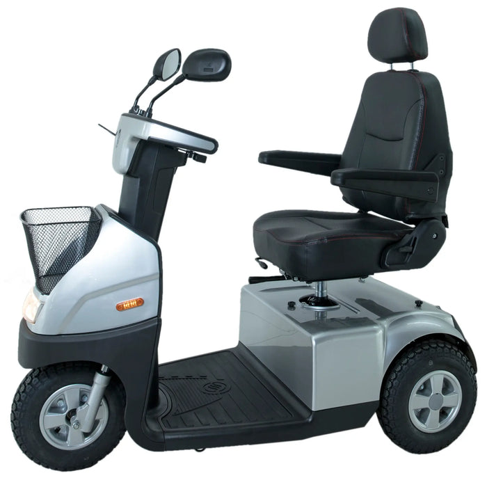 AFIKIM Afiscooter C3 Breeze 3-Wheel Electric Mobility Scooter - Extended Range - Silver Afikim Drive