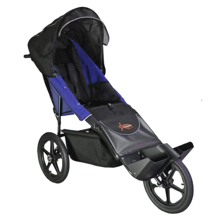 Adaptive Star Axiom Endeavour Mobility Push Chair - Color Blue