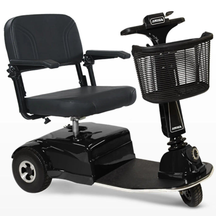 Amigo HD 3-Wheel Mobility Scooter in black color