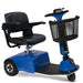 Amigo RD Express 3 Wheel Mobility Scooter - Blue wide Seat with Front Basket