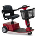 Amigo RT Express 3 Wheel Mobility Scooter Red With Wide Seat and Front Basket