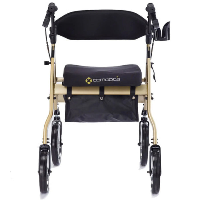 Comodita Uno Classic Rolling Walker- Back View