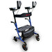 BreezeStride Rollator – Lightweight 4-Wheel Walker with Seat & Armrests for Seniors