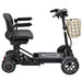 Bangeran Dragon Mobile EX Lightweight Foldable 4-Wheel Mobility Scooter Full Side View Black