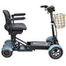 Bangeran Dragon Mobile EX Lightweight Foldable 4-Wheel Mobility Scooter Full Side View Blue
