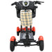 Bangeran Dragon Mobile EX Lightweight Foldable 4-Wheel Mobility Scooter Front View Red