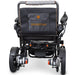 Bangeran Mammoth Foldable Power Wheelchair Black Back View
