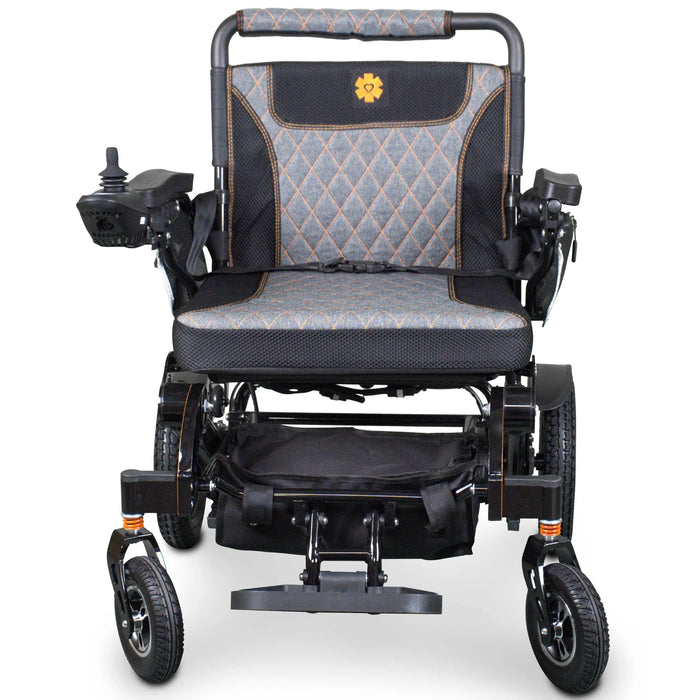Bangeran Mammoth Foldable Power Wheelchair Black Front View
