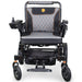 Bangeran Mammoth Foldable Power Wheelchair Black Front View