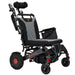 Bangeran Mammoth EX Automatic Recline Power Wheelchair - Side View Black