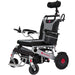 Bangeran Mammoth EX Automatic Recline Power Wheelchair Silver Side View