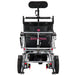 Bangeran Mammoth EX Automatic Recline Power Wheelchair - Back View Silver