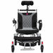 Bangeran Mammoth EX Automatic Recline Power Wheelchair - Front View Silver