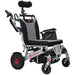 Bangeran Mammoth EX Automatic Recline Power Wheelchair - Side View Silver