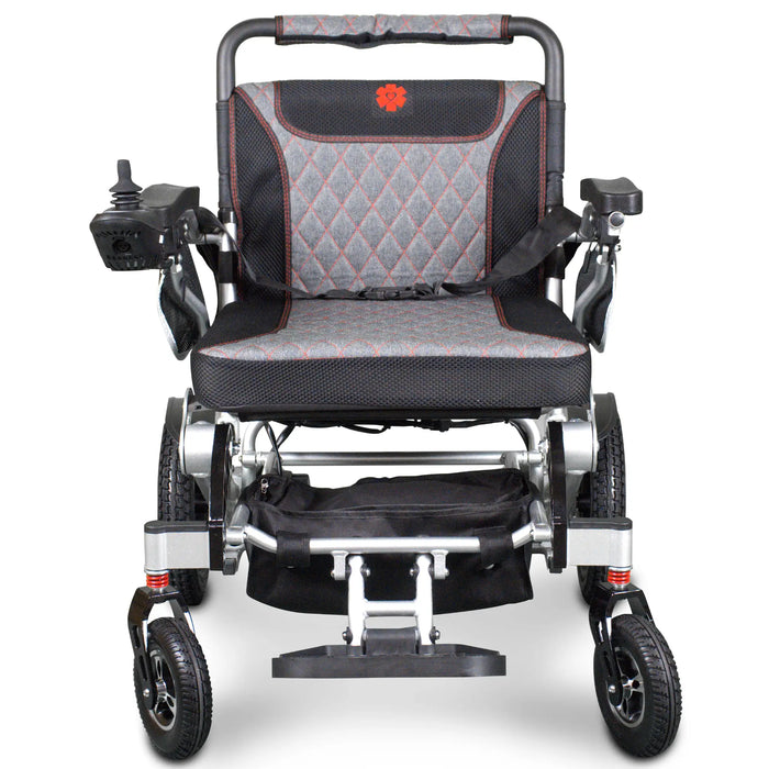 Bangeran Mammoth Foldable Power Wheelchair Silver Front View
