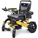 Bangeran Mammoth Foldable Power Wheelchair Yellow Side View