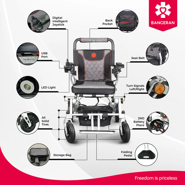 Bangeran Pegasus Lightweight Pediatric Power Wheelchair 