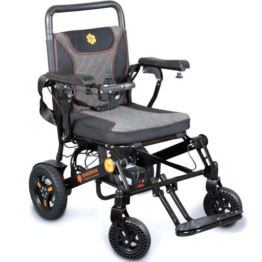Bangeran Pegasus Lightweight Pediatric Power Wheelchair  Black