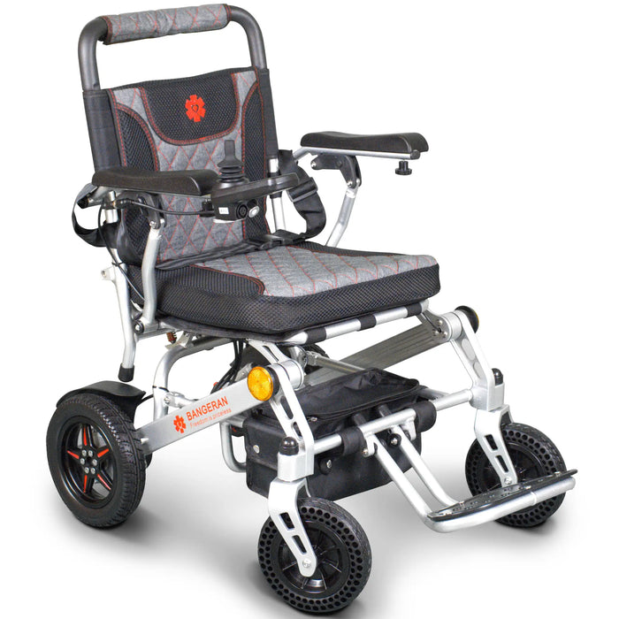 Bangeran Pegasus Lightweight Pediatric Power Wheelchair Silver