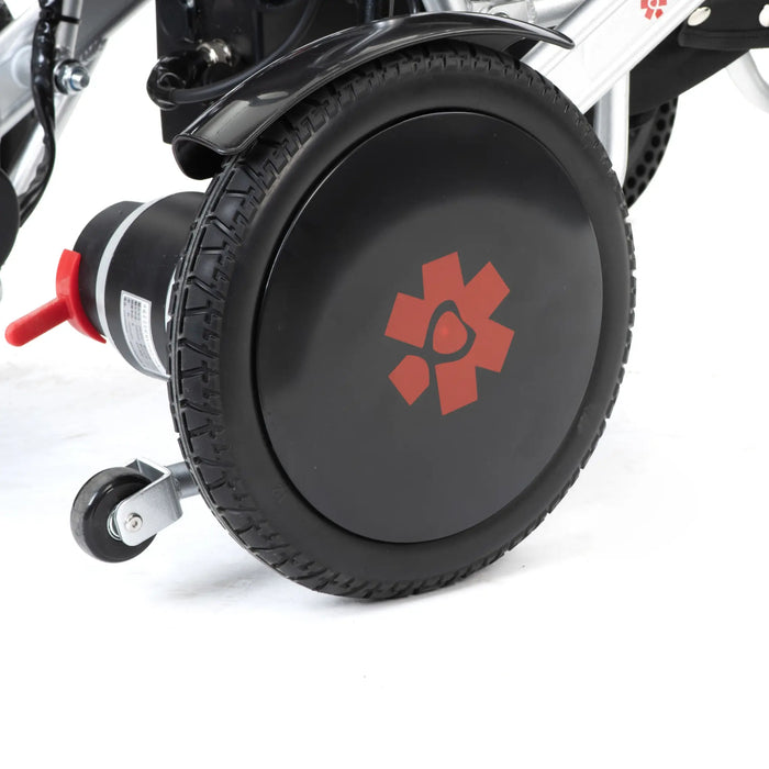 Bangeran Pegasus Lightweight Pediatric Power Wheelchair Wheel View