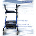 Bangeran BreezeStride Multi-Functional Rollator