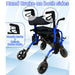 DayWalker - Lightweight Folding Rolling Walker & Transport Chair with Seat & Adjustable Backrest