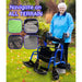 DayWalker - Lightweight Folding Rolling Walker & Transport Chair with Seat & Adjustable Backrest