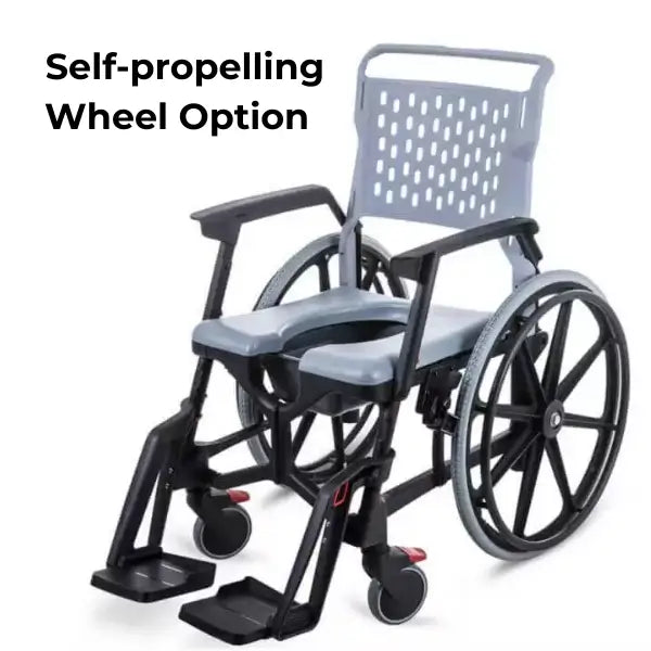 Seatara BathMobile Adjustable Shower and Commode Chair - Lightweight 22 lbs