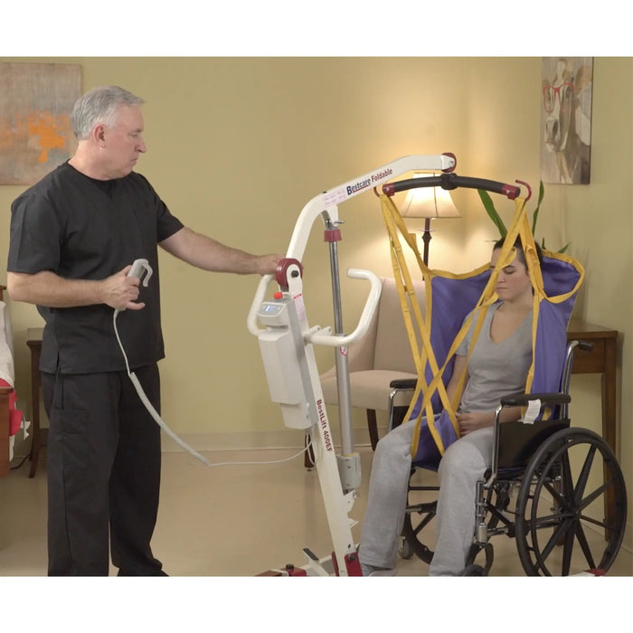 Bestcare BESTLIFT PL400EF Full Body Electric Foldable Patient Lift – 400 lb Capacity