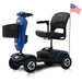 Metro Mobility Patriot 4-Wheel Mobility Scooter - Blue