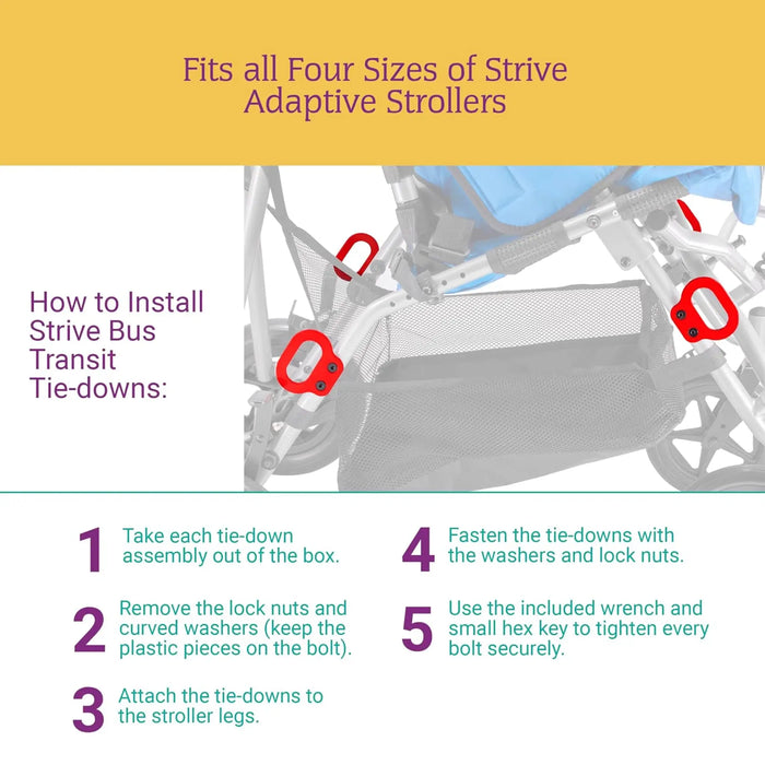 Circle Specialty Bus Transit Tie Down Bracket Instruction