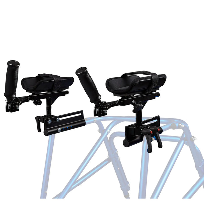 Circle Specialty Forearm Platform With Grip for Klip Posterior Pediatric Walker - two hand view