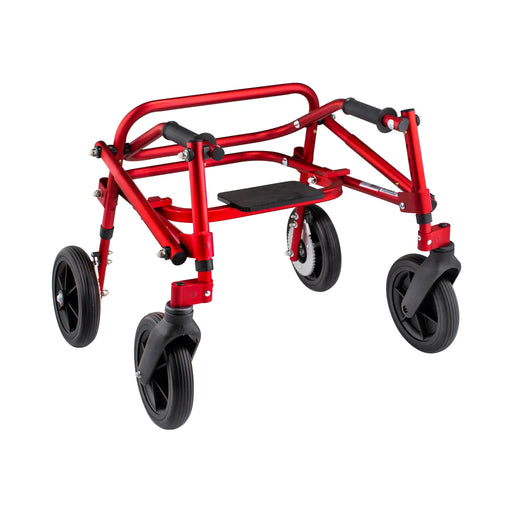 Circle Specialty Klip Posterior 4 Wheel Walker with Seat & 8" Outdoor Wheels - Seat Showing View