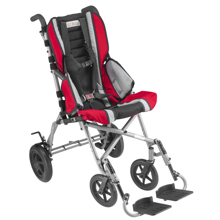 bycycle wheel stroller for toddler Ziggo St8112 12 in. Headrest Extension Wheelchair, Red