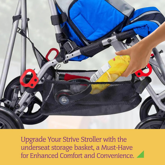 Circle Specialty Under Seat Storage Basket for Strive Adaptive Stroller - basket for your essentials