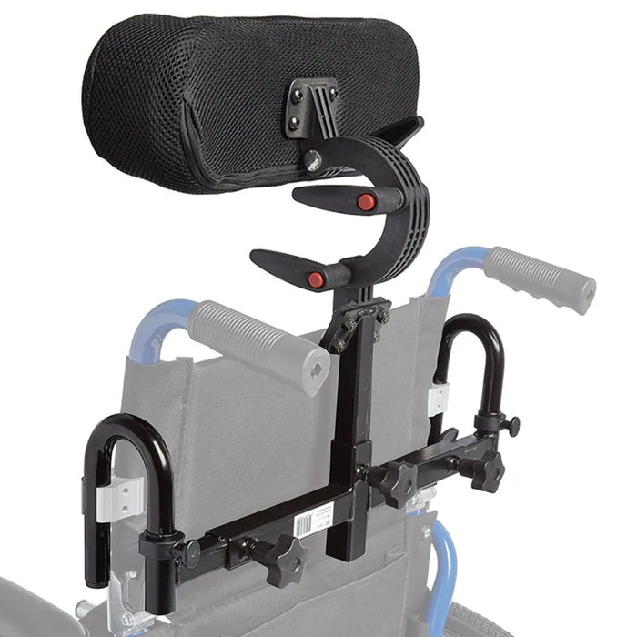 Circle Specialty Ziggo Wheelchair Headrest with Mounting Bracket Back View