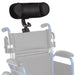 Circle Specialty Ziggo Wheelchair Headrest with Mounting Bracket - Black