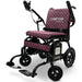 Phoenix Carbon Fiber Folding Electric Wheelchair - Purple Textile