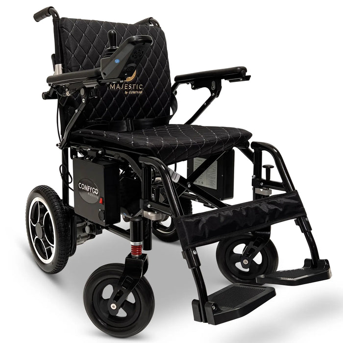 ComfyGO X-7 Lightweight Foldable Electric Wheelchair For Travel With Remote Control - Electric WheelchairComfyGOComfyGO