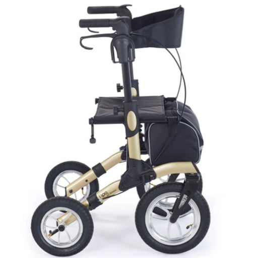 Comodita Tipo All Terrain Rolling Walker- Metallic Champagne