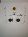 Control panel with buttons and indicators on a white background PLIFT 50 home elevator for wheelchair