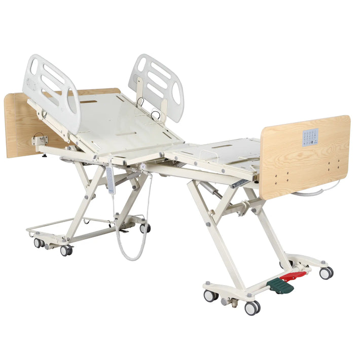 CostCare B337 Instant Wide Long-Term Care Low Profile Bed - Hight Adjustable Bed