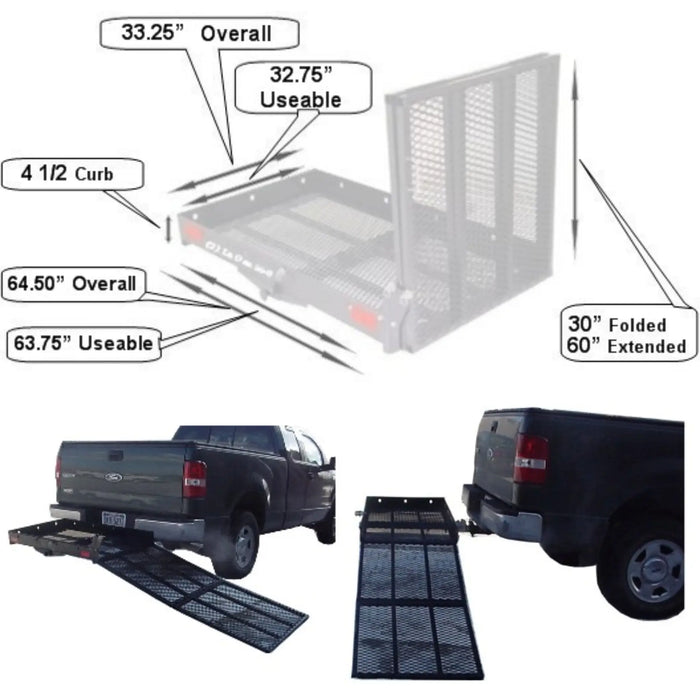 Craftsmen (2) in (1) 550XL Mobility Scooter & Wheelchair Carrier – 400 lbs Capacity Heavy-Duty Lift